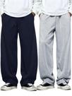 Calça de moletom SOLY HUX masculina com cordão, elástico, cintura larga, perna larga