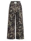 Calça de moletom ZAFUL Camo Y2K, elástica, cintura alta, perna larga, feminina