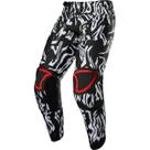 Calça de Motocross Fox Racing 180 - Preta/Vermelha - Masculina