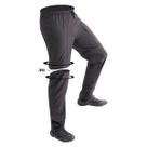 Calça De Pesca Com Ziper No Joelho Hidronatic Mar Negro UV50+ Preto
