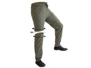 Calça de Pesca Vira Bermuda Mar Negro Hidronatic - Musgo