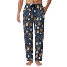 Calça de pijama com estampa de beisebol Yuituiyy para homens Soft Lounge