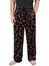 Calça de pijama de pelúcia masculina IHU Soft Flanela Fleece Christmas
