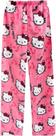 Calça de pijama DXGDNYZ Anime Cartoon Cat Print Flanela Feminina