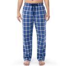 Calça de pijama Fruit of the Loom Woven Sleep Navy Plaid masculina