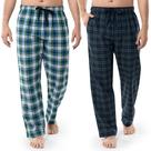 Calça de pijama Fruit of the Loom Woven Sleep para homens azul-marinho GG