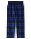 Calça de pijama The Children's Place azul xadrez tamanho M (7/8)