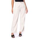 Calça de Sarja Feminina Max Denim com Friso Reta Creme Calça de Sarja Feminina Max Denim com Friso Reta Creme
