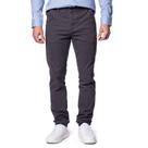 Calça de Sarja Masculina Max Denim Slim Alfaiataria Cinza Escuro