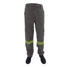 Calça de Trabalho em Brim 100% Algodão Com Faixa Refletiva Uniforme