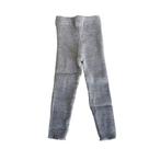 Calça de Tricô Canelada Básica Tricô Kids Cinza Claro