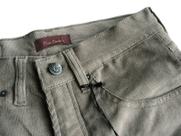 Calça de Veludo Pierre Cardin Masculina Tradicional Elastano
