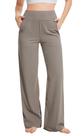 Calça de Yoga Talovee Feminina Cintura Alta Pantalona Taupe G Calça de Yoga Talovee Feminina Cintura Alta Pantalona Taupe G