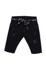 Calça Denim Black Tule Preta Ok & Pakita Calça Denim Black Tule Preta Ok & Pakita