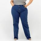 Calça Detox Jeans Reta Plus Size Feminina