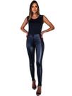 Calça Disco Hot Pants Com Zíper, Botão E Bolso Atrás Cós/Cintura Alta