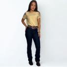 Calca Docks Feminina Cintura Alta Tradicional Flare 2819.005