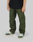 Calça DR7 Street Sarja Reta Logo Letter - Verde Musgo