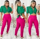 Calça Duna cor pink tamanho 40