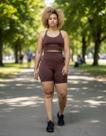 Calça E Top Cropped Legging Fit Feminino Respiravel