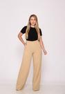 Calça Elástico Feminina 7941 Areia F075