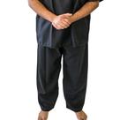 Calça em oxford sem bolso