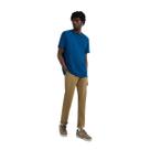 Calça Em Sarja Masculina Hering Chino Marrom