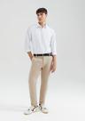 Calça Em Sarja Masculina Taper Chino