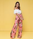 Calça estampada flower juice