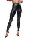 Calça Fem. Legging Premium Cour. Sintético Rio - Preto