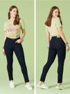 Calça Fem Preta Sarja Skinny