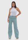 Calça Feminina 7920 Wide Leg Green F075 Calça Feminina 7920 Wide Leg Green F075