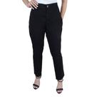 Calça Feminina Area Azul Jeans Cigarrete Preta - CLR5