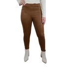 Calça Feminina Averzzy Skinny Suede Marrom - 6422