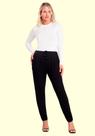 Calça feminina básica em viscose com bolsos lunender 00443
