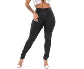Calça Feminina Básica Moda Casual Moda Jeans Cintura Alta