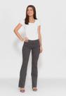 Calça feminina Boot Cut 7825 Chumbo Bella Canvas