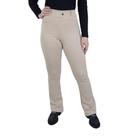 Calça Feminina Bruna e Bia Flare Madri Bege Creme - 12536