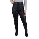 Calça Feminina Bruna e Bia Skinny Resinada Preta - 12246