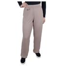 Calça Feminina Bruna e Bia Wide Leg Bege Castanho - 12421