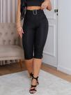 Calça Feminina Capri Super Acinturada Moda Slim