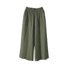 Calça feminina casual e versátil estilo preguiçoso com bolsos leve cintura alta solta cortada capris