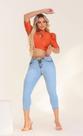 Calça feminina cigarrete 7394