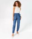 Calça Feminina Clochard Reta Jeans Azul-40021