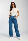 Calça Feminina Consciência Jeans Cargo Luxo