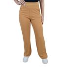 Calça Feminina Cotton e Cotton Wide Leg Caramelo - 35872