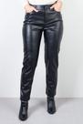 Calça feminina de material sintético sintético corte reto 80468