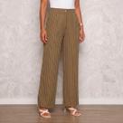 Calça Feminina Elegante Alfaiataria Risca Giz Dandar Calça Feminina Elegante Alfaiataria Risca Giz Dandar