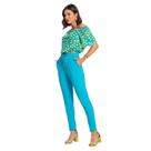 Calça Feminina Em Molecotton Azul Rovitex
