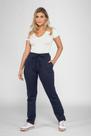 Calça Feminina em Moletom 7860 Azul Moletom Bella Canvas